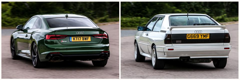 New Audi RS5 vs Audi Quattro New Audi RS5 vs Audi Quattro