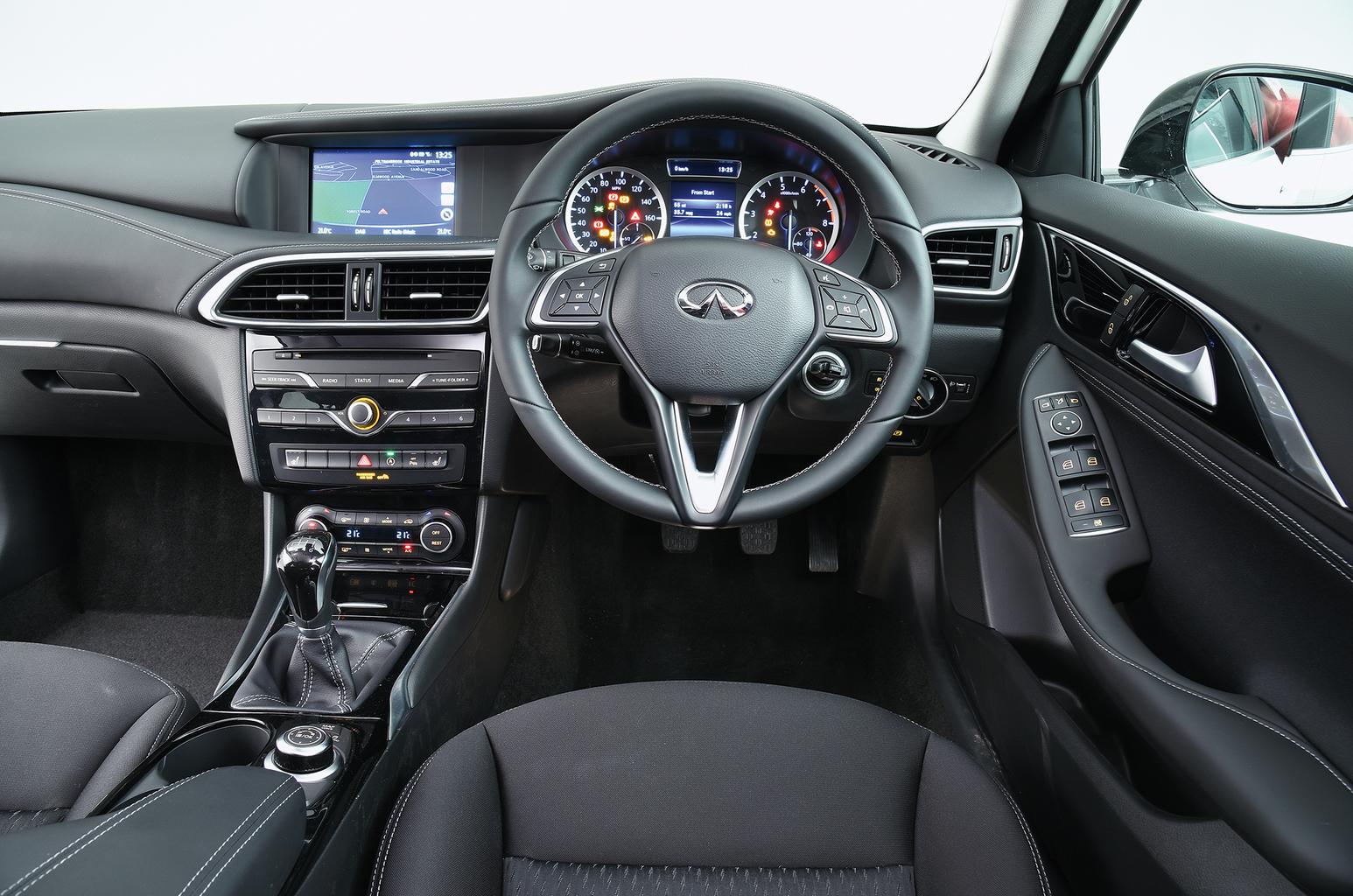 Audi A3 Sportback vs BMW 1 Series vs Infiniti Q30: What are they like inside? Audi A3 Sportback vs BMW 1 Series vs Infiniti Q30: What are they like inside?