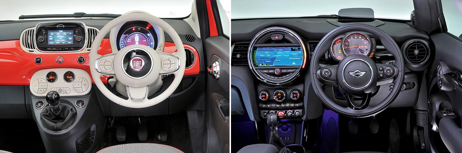 New Fiat 500 vs used Mini Cooper: which is best? New Fiat 500 vs used Mini Cooper: which is best?