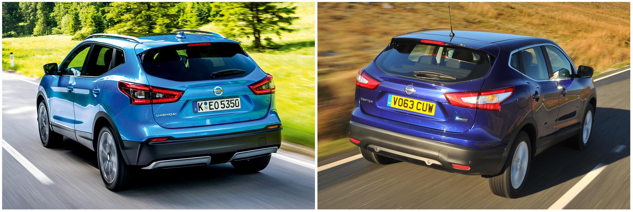 2017 Nissan Qashqai facelift: new vs old compared 2017 Nissan Qashqai facelift: new vs old compared
