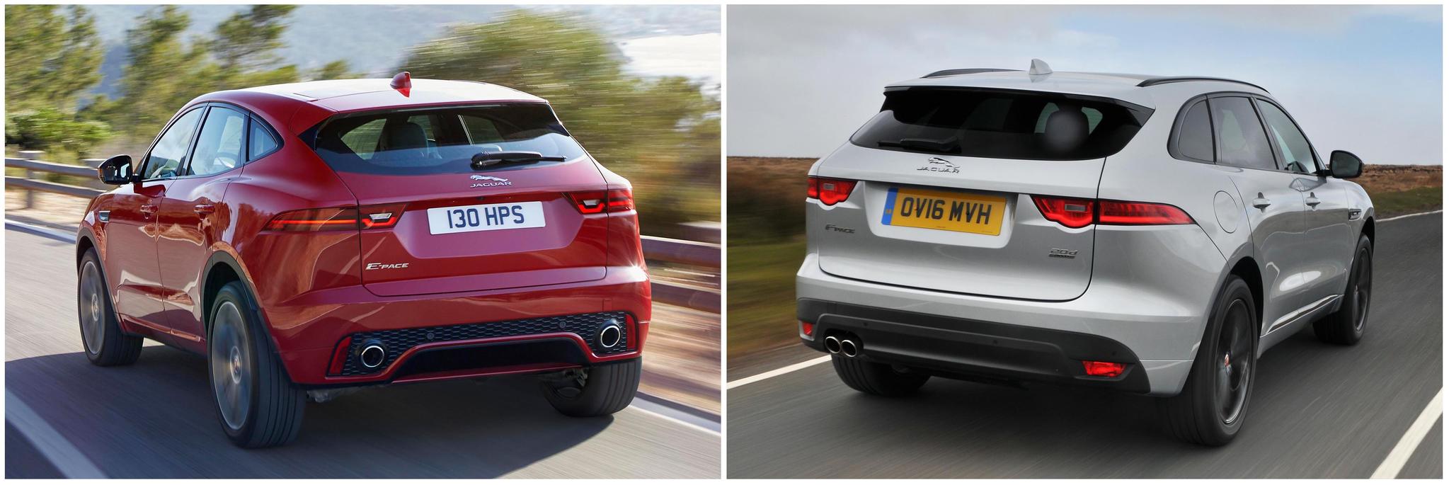 New Jaguar E-Pace vs Jaguar F-Pace New Jaguar E-Pace vs Jaguar F-Pace