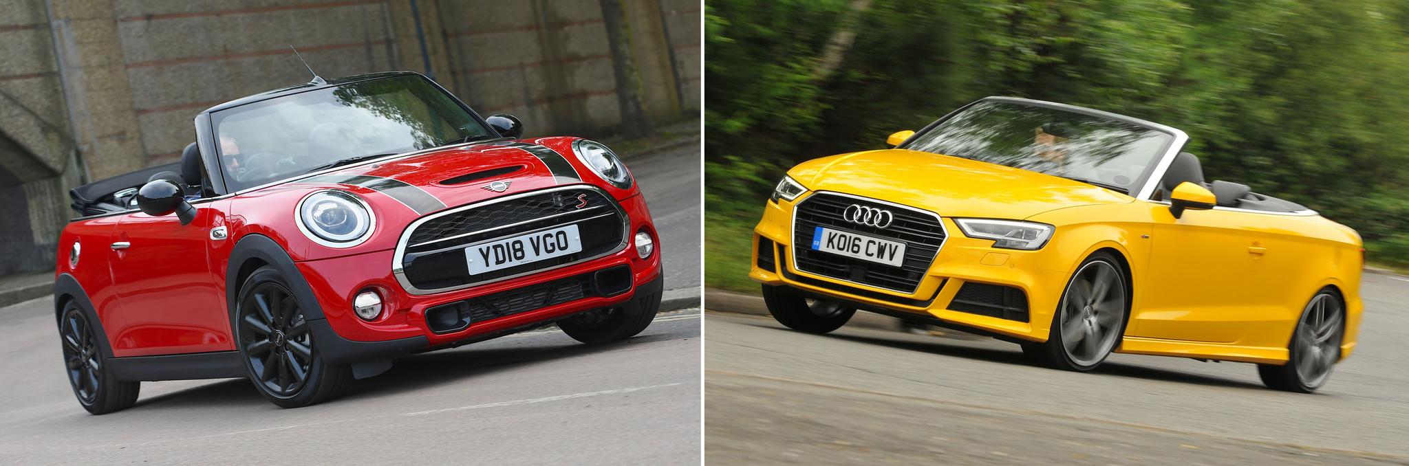 New Mini Convertible vs used Audi A3 Cabriolet: which is best? New Mini Convertible vs used Audi A3 Cabriolet: which is best?