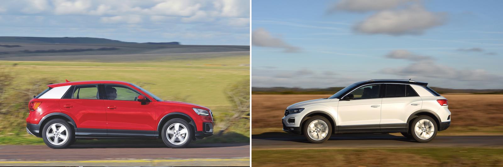 New Volkswagen T-Roc vs used Audi Q2: which is best? New Volkswagen T-Roc vs used Audi Q2: which is best?