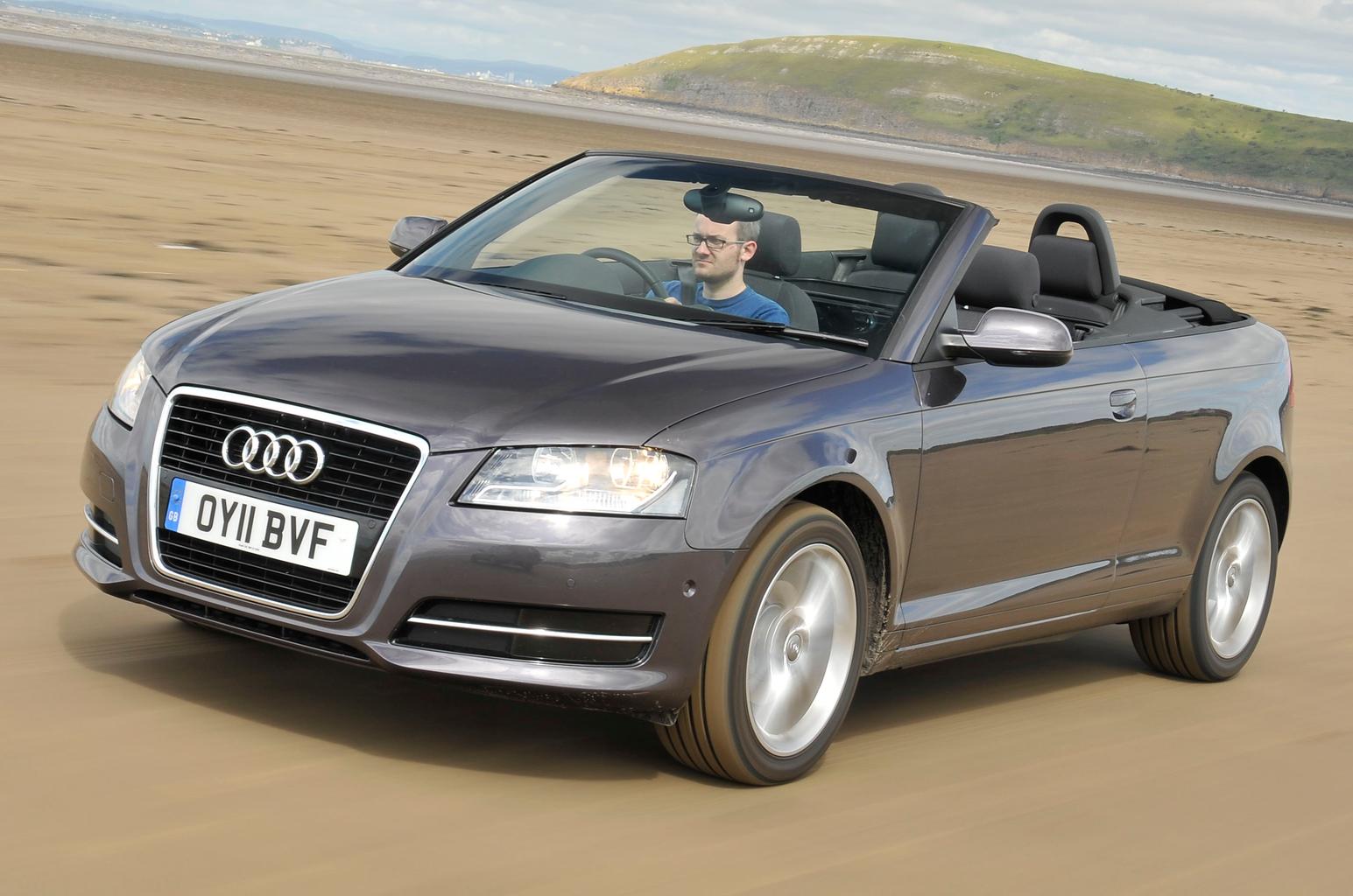 Used test – affordable convertibles: Audi A3 vs Peugeot 308 vs Volkswagen Golf Used test – affordable convertibles: Audi A3 vs Peugeot 308 vs Volkswagen Golf