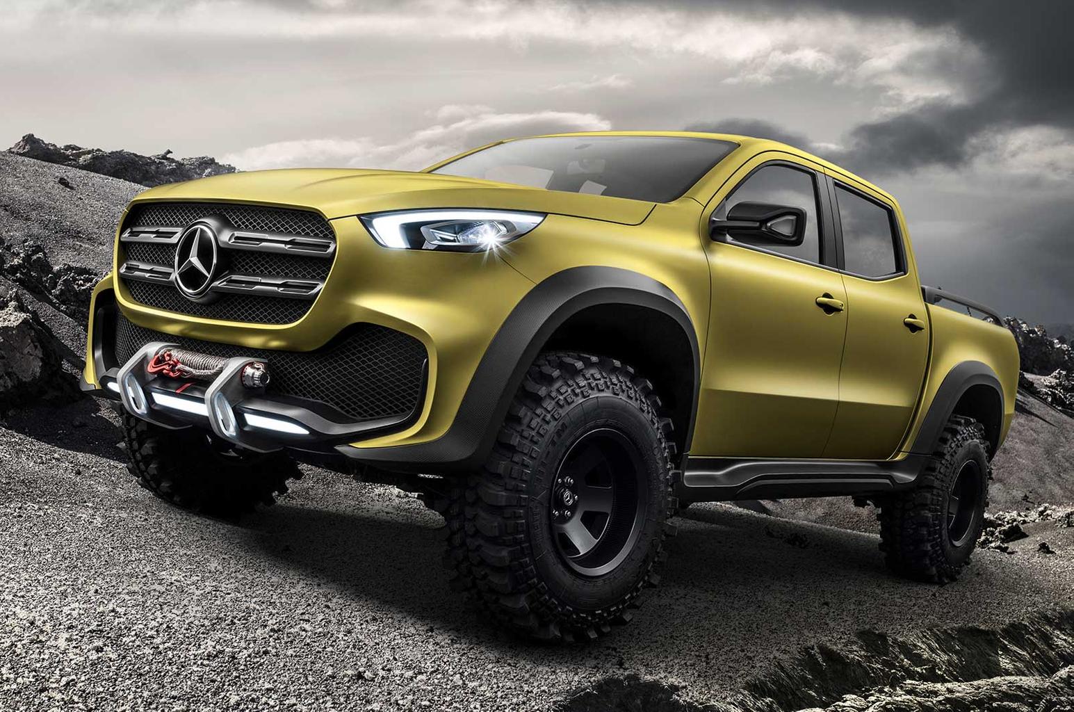 New Mercedes X-Class concept shows new pick-up truck New Mercedes X-Class concept shows new pick-up truck