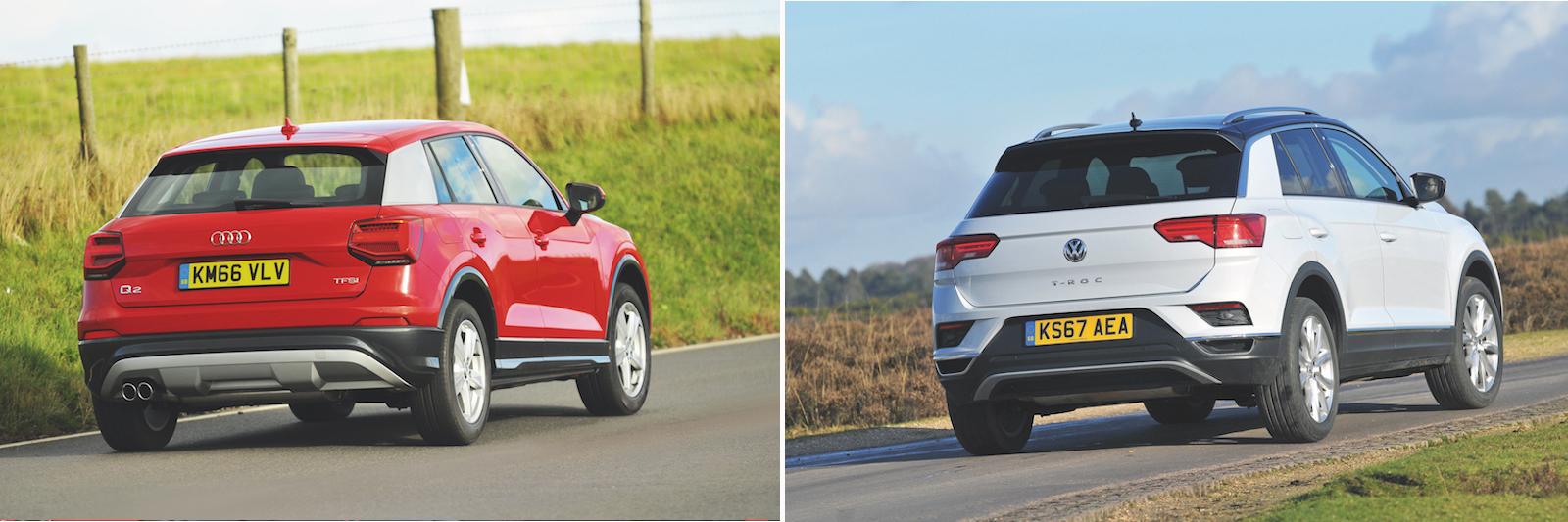 New Volkswagen T-Roc vs used Audi Q2: which is best? New Volkswagen T-Roc vs used Audi Q2: which is best?