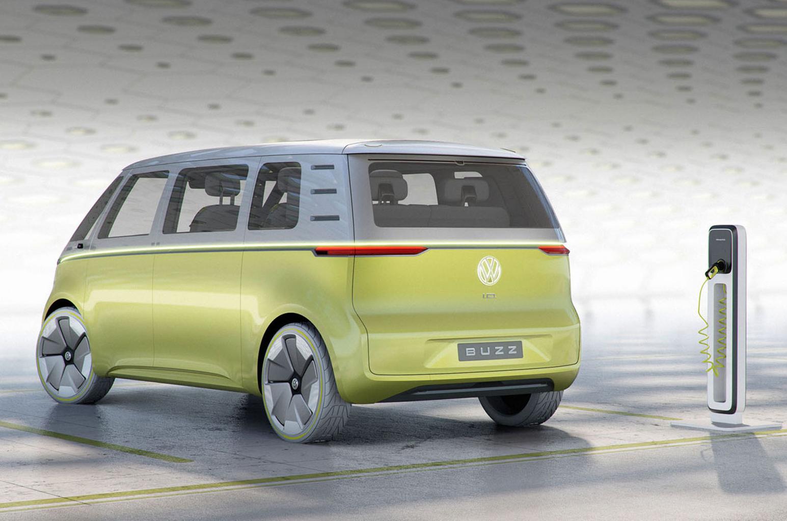 Volkswagen ID Buzz concept looks back to the future Volkswagen ID Buzz concept looks back to the future
