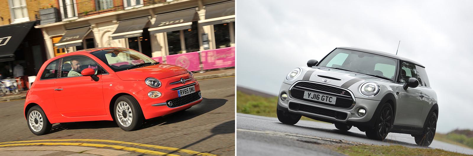 New Fiat 500 vs used Mini Cooper: which is best? New Fiat 500 vs used Mini Cooper: which is best?