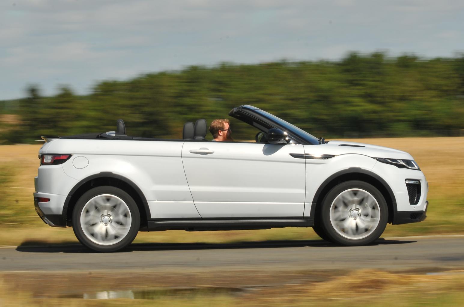 New Range Rover Evoque Convertible vs Mercedes C-Class Cabriolet New Range Rover Evoque Convertible vs Mercedes C-Class Cabriolet