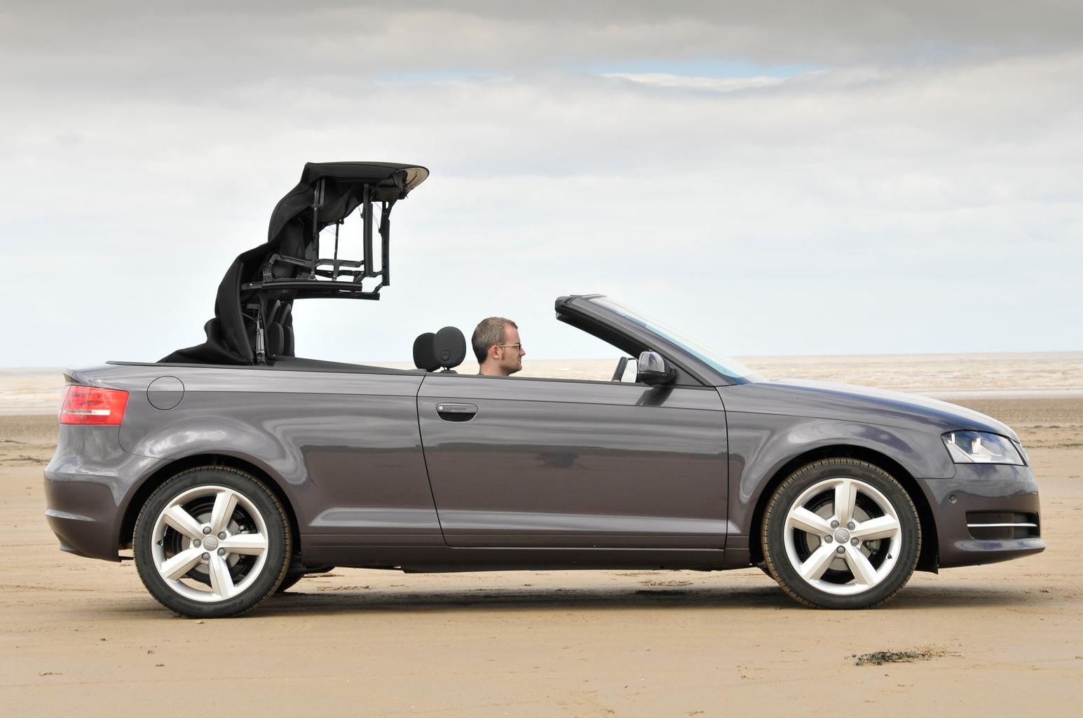 Used test – affordable convertibles: Audi A3 vs Peugeot 308 vs Volkswagen Golf Used test – affordable convertibles: Audi A3 vs Peugeot 308 vs Volkswagen Golf
