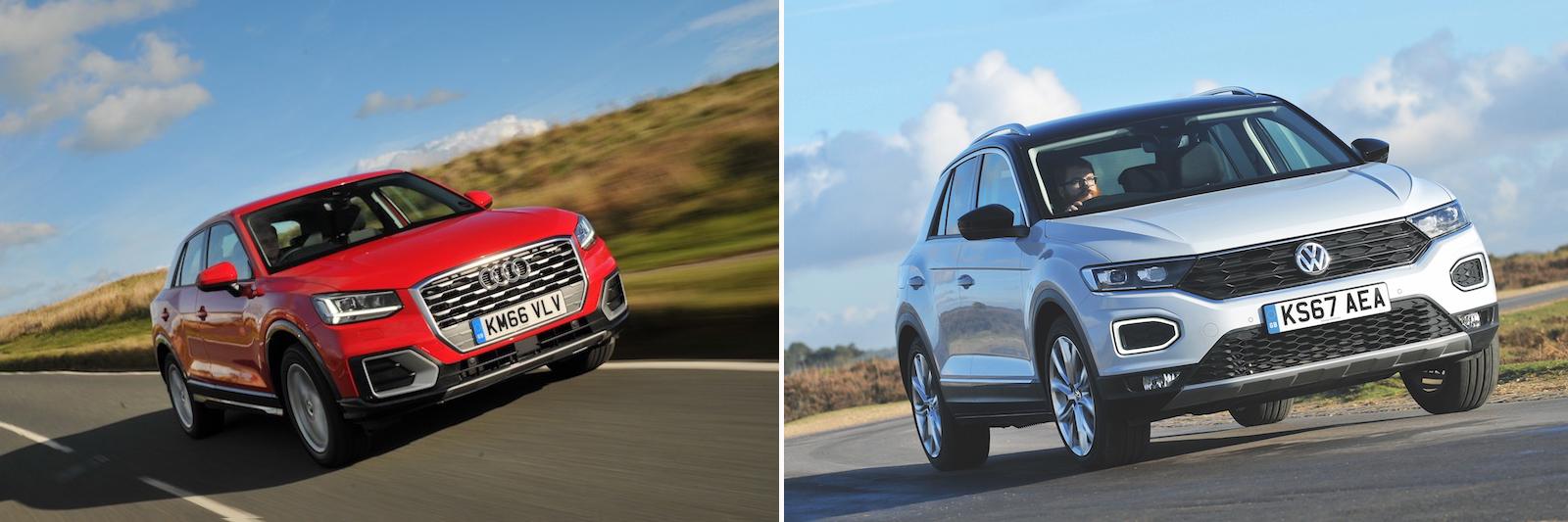 New Volkswagen T-Roc vs used Audi Q2: which is best? New Volkswagen T-Roc vs used Audi Q2: which is best?