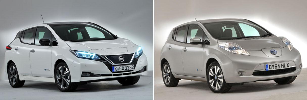Nissan Leaf: new vs old compared Nissan Leaf: new vs old compared