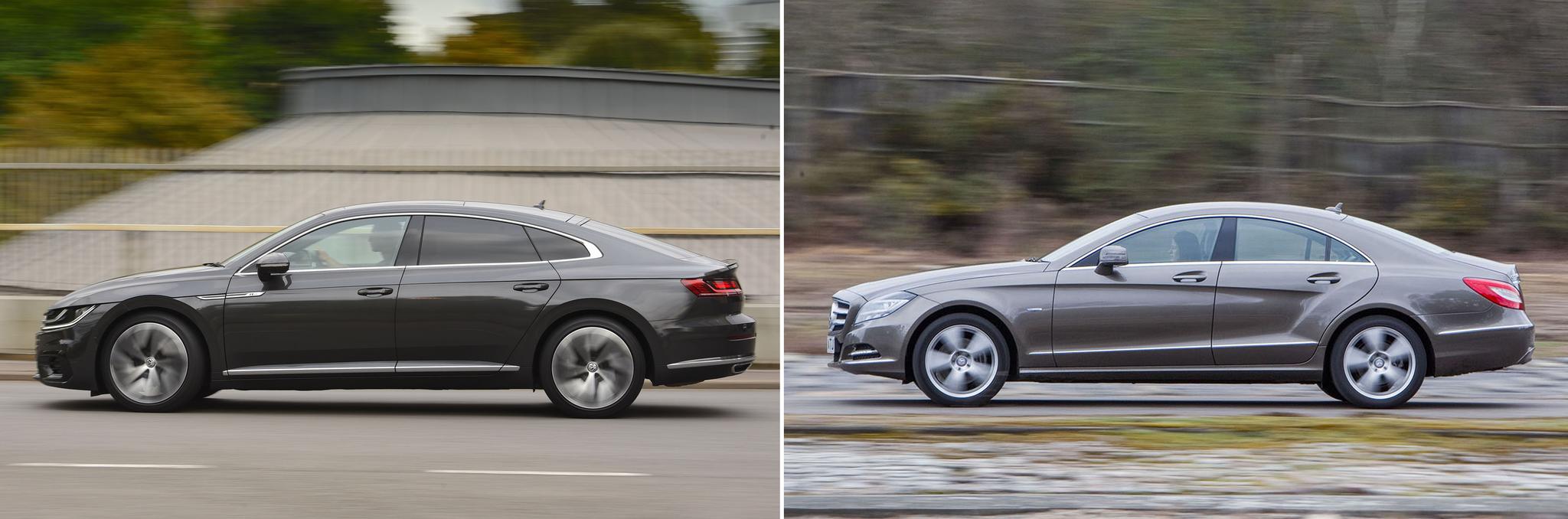 New Volkswagen Arteon vs used Mercedes-Benz CLS: which is best? New Volkswagen Arteon vs used Mercedes-Benz CLS: which is best?