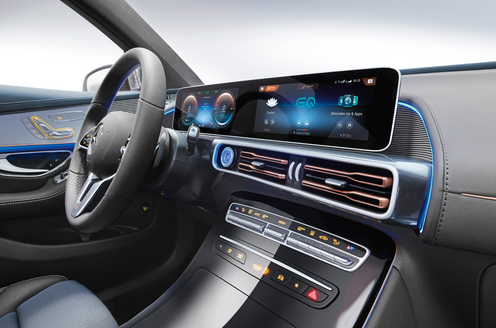 Mercedes EQC dashboard Mercedes EQC dashboard