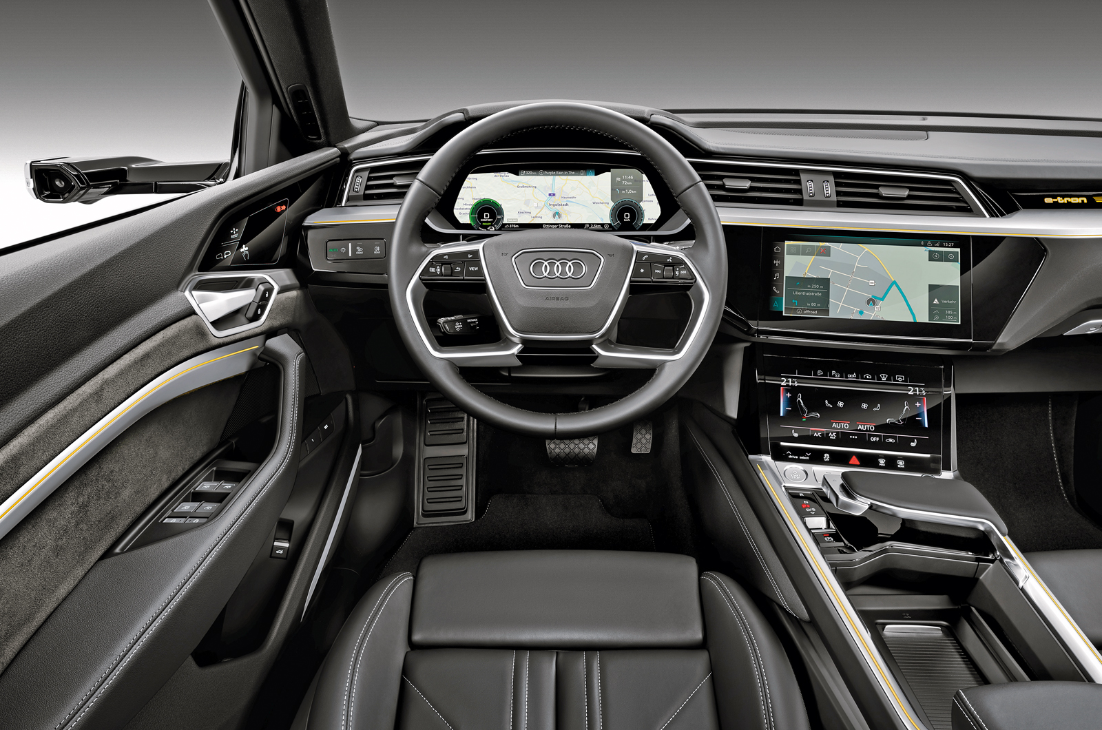 Audi E-tron dashboard Audi E-tron dashboard