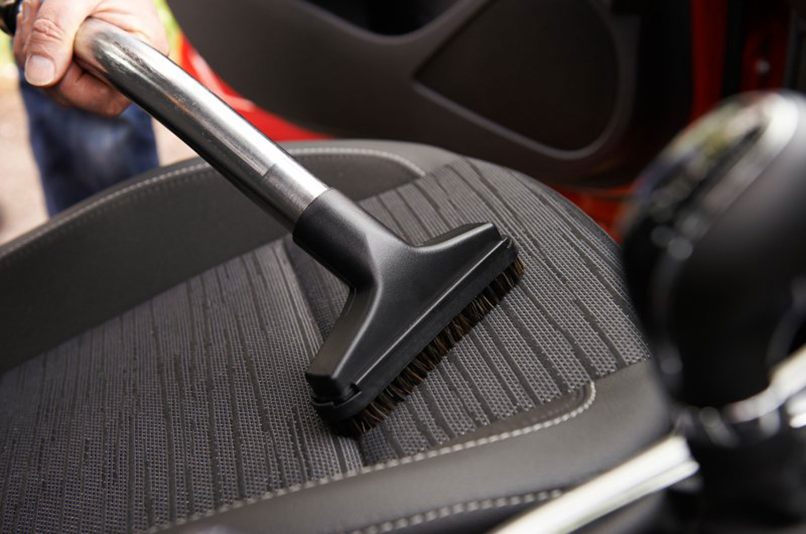 Cleaning car seat Cleaning car seat